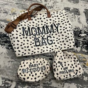 Child home Mommy Bag, My first bag, and baby necessities bag.